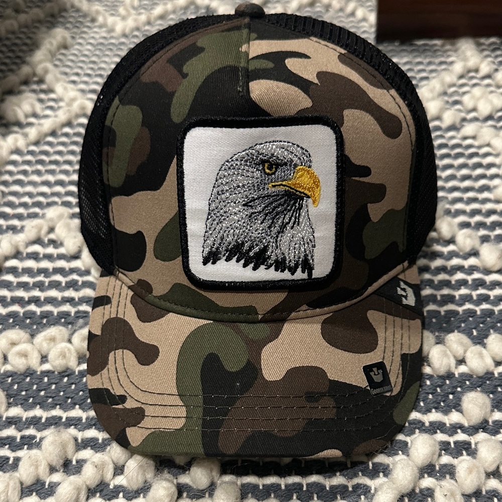 Goorin Bros Camouflage Eagle Patch Hat - image 1